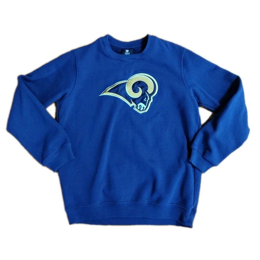 Los Angeles Rams Official NFL Kids Youth Size Large  Sweatshirt Team Logo Blue